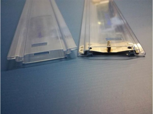 Klare Farbe-PVC/PC statische Antirohre ESD für das Verpacken von IC SMT