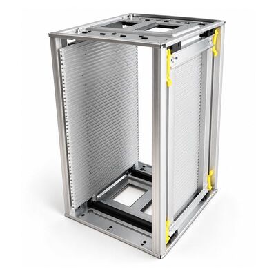Aluminum ESD PCB Magazine Rack 355x320x563mm with 50-Board Capacity