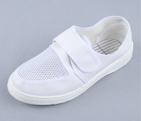 Weißer einzelner Nettoflausch Breathable 220mm Schuhe PUs esd