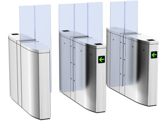 Automatisches RFID-Fußgängersperren-Tor bilden geformtes Übersetzungsdrehkreuz einen Bogen