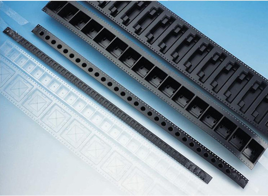 Nicht leitfähige Art PS-PC band ESD Verpackenmaterielle Spule ROHS genehmigte