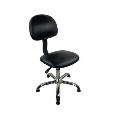 Statisch dissipativer ESD-Hocker, verstellbar, 510–700 mm, für Reinräume