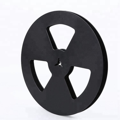 Schwarze Kunststoffkabelrolle für hohe Beleuchtung 8-88mm Bandträger SMT/SMD in kleiner Größe
