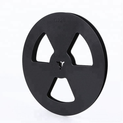 Schwarze Kunststoffkabelrolle für hohe Beleuchtung 8-88mm Bandträger SMT/SMD in kleiner Größe