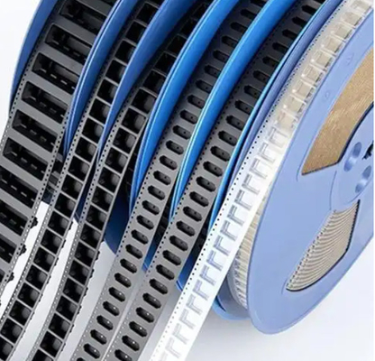 Sicherungsgehäuse für Bauteile mit geprägtem Trägerband für die Elektronikherstellung