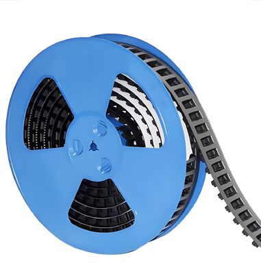 Black anti-static carrier tape packaging, transparent ESD tape, made of PC/PS/PET materials dedicated for SMT.