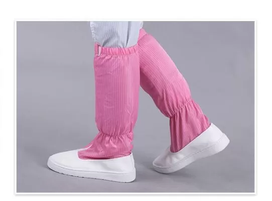 Antistatische Langschaftstiefel Reinraumschuhe PU-Leder Größe 35-50