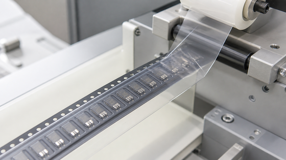 Hochleistungs-transparentes ESD-antistatisches Abdeckband für geprägtes Trägerband und SMD-Elektronikkomponentenverpackungen