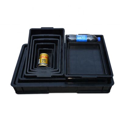 Schwarze leitfähige ESD-PP-Schale 345x225x60mm für Leiterplattenhandhabung und -verpackung