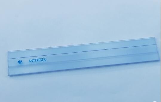 Flexible statische IC Antirohre Esd, die transparente blaue Oberfläche verpacken