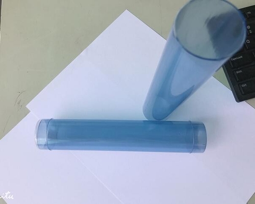 Transparente Esd-Rohr-PVC-Runde, die für das Verpacken von ROHS flexibel ist, bescheinigte