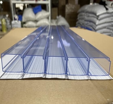 Flexible PVC-Röhrenverpackungs-rechteckige Länge 300mm-600mm Esd-freien Raumes