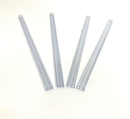 Des Halogen-freies PETG IC transparentes rechteckiges Rohr-des Speicher-10E6-10E10