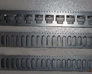 Schwarzes prägeartiges Fördermaschinen-Band, statisches Band SMT-PC PS-HAUSTIER Antimaterial