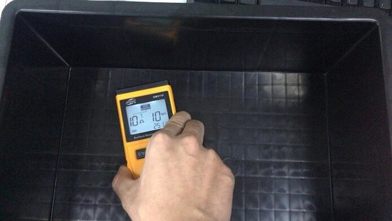 Plastik-sichere Vorratsbehälter pp. Esd mit Abdeckung L360xW275xH130