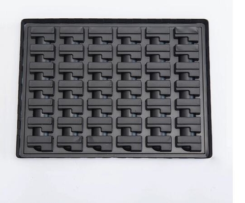 Blasen-Verpackenkasten ACES DELIXIN CYMK, schwarze Schokoladen-Verpackenbehälter