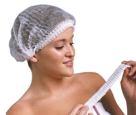 Medizinisches Polypropylen-Bouffant Kappe Wegwerfnicht gesponnenes 18&quot; 19&quot; 21&quot; Größe
