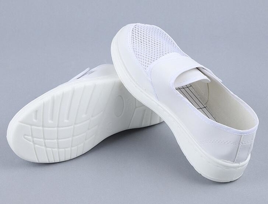 Breathable Cleanroom-Zusätze, einzelne Nettoflausch 220mm Sicherheits-Schuhe PUs Esd