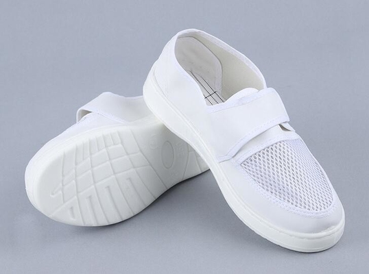 Breathable Cleanroom-Zusätze, einzelne Nettoflausch 220mm Sicherheits-Schuhe PUs Esd