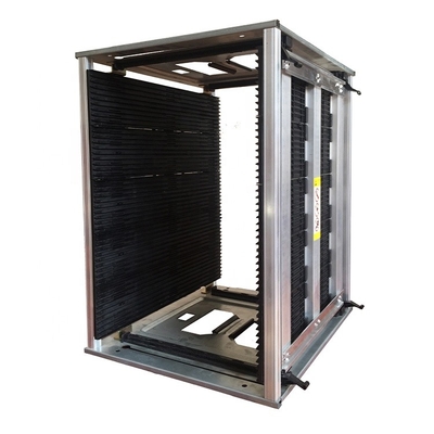 Aluminiumstatische Antizusätze DLX, schwarzer ESD-PWB-Zeitschriftenständer