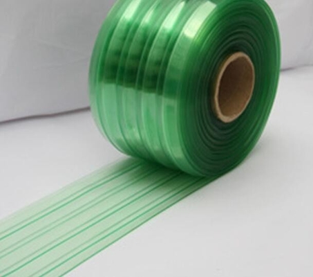 Grüne antistatische PVC-Vinylstreifen-Tür-Vorhänge ESD für Industrie/Cleanroom