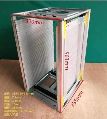 355X320X563mm statische Antizusätze Aluminium-ESD-PWB-Zeitschriftenständer