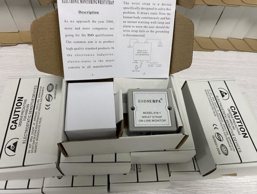 Des Handgelenk-Bügel-on-line-Monitors SURPA 518-1 1.8W ESD antistatische Prüfvorrichtung
