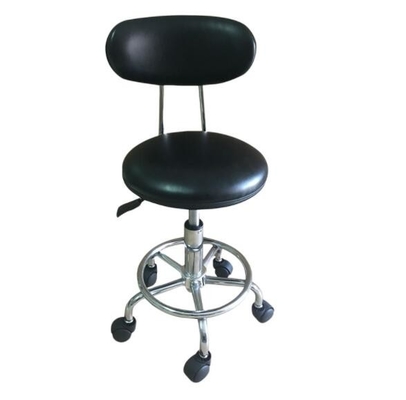 Laborstatischer Büro-Antistuhl, PU-Arbeits-Schemel mit Rädern