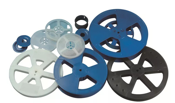 Smd-Fördermaschinen-Band und Spulen-Verpacken-blaues/schwarzes PS-Material
