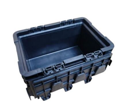 Hochleistungs-ESD-Flip-Top-Speicherbehälter für Reinraumwerkstätten