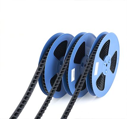 Schwarzes antistatisches Trägerband, transparentes ESD-Band, aus PC/PS/PET-Materialien für SMT.