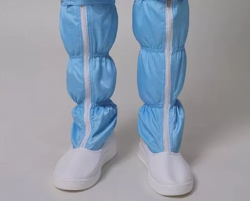 Antistatische Langschaftstiefel Reinraumschuhe PU-Leder Größe 35-50