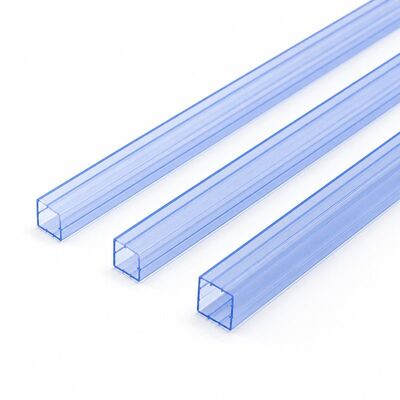 Transparente ESD-PVC-Quadrat-IC-Verpackungsschläuche