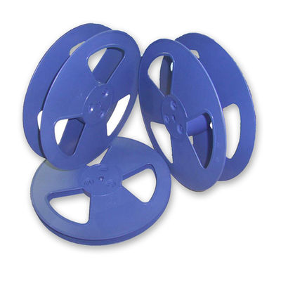 24mm Plastikkabeltrommel, blaue leere Draht-Spulen für SMD-Widerstandverpackung